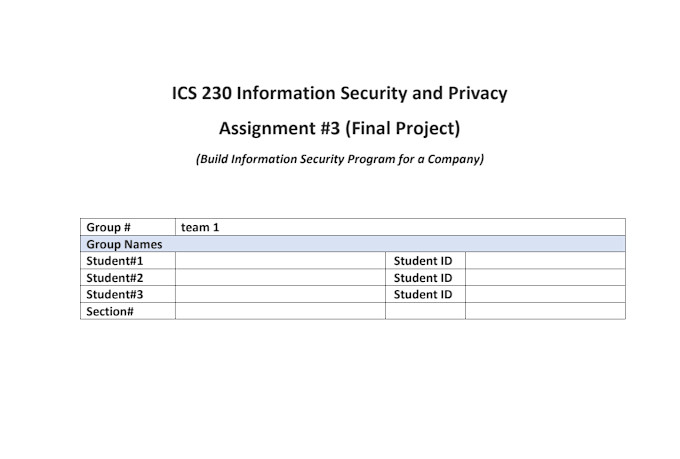 do a case study for cybersecurity and business technology